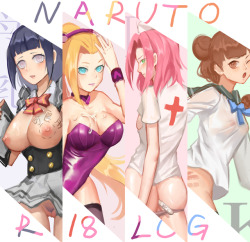 teacher-monica:  Naruto girls - NSFW editionPosted with permission of the artist.   污Q  