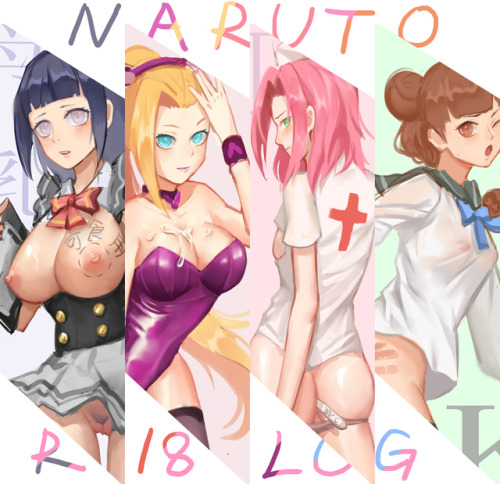 Porn Pics teacher-monica:  Naruto girls - NSFW editionPosted