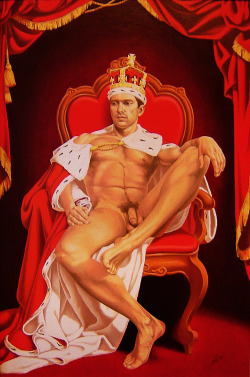 bloghqualls:  Russian artist, Dmitry Dmitriev-Naked king