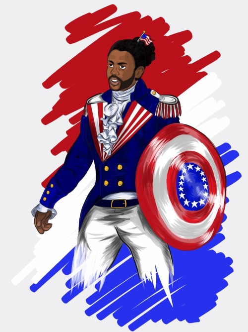 gallus-meg: Cap-ayette! America’s favorite fighting star-spangled Frenchman! - This killllled 