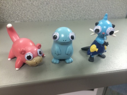 otarrato:  octoberwaffle:  I got bored at work.  THE NIDORANS this is the best thing ever oh my GOD 