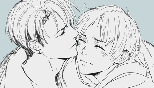 papierince:  Eren Week | Day II: A pairing [Levi/Eren] Cavity inducing, their dynamic. 