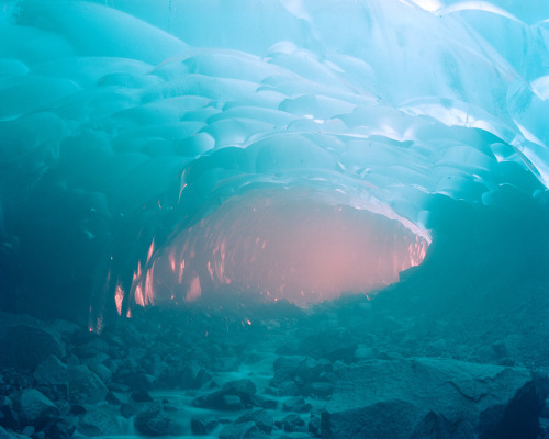 muchbtr:  Ice cave, Mendenhall Glacier Juneau, Alaska, USA (2012) © Ben Huff (website, Tumblr)