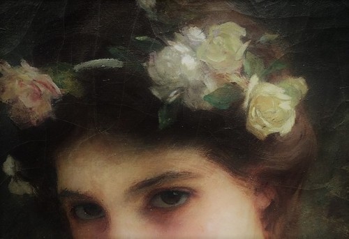 papillon-de-mai:Charles-Amable Lenoir — La jeune fille à la double flûte. detail. 1860-1926
