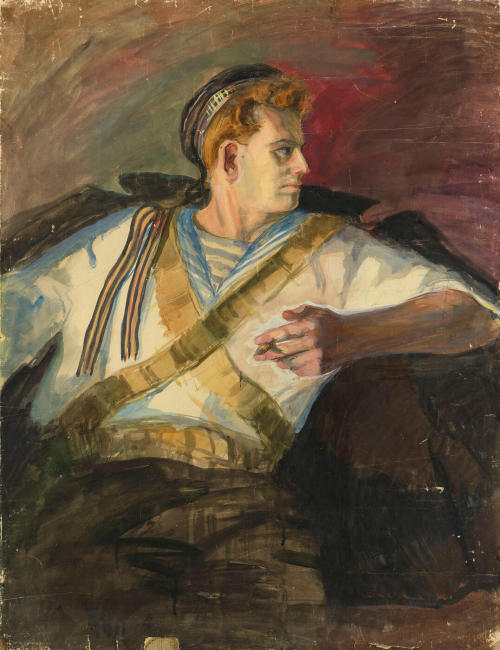 galleryofunknowns:Fedor Bogorodsky (b.1895 - d.1959), ‘A Sailor from Petrograd’,