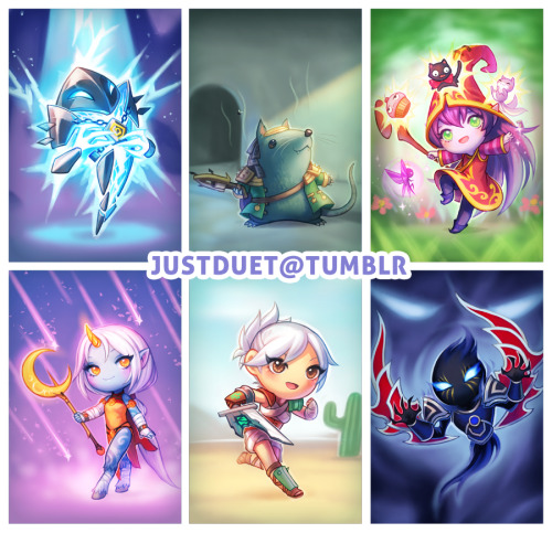 kainypoo:  justduet:  thanks for watching the stream whoever stopped by :3 here’s set 4 with all their backgrounds I’m not completely happy with twitch or soraka so I will probably revisit them…  so cuuuuuuuute :3