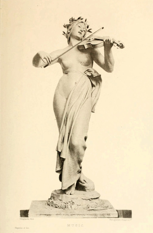 Eugène Delaplanche (1836-1891), &lsquo;Music&rsquo;, &ldquo;The Magazine of Art&rdquo;, 1887-88Sourc