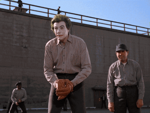 gameraboy:  Gotham State Penitentiary softball league.Batman (1966), “The Joker