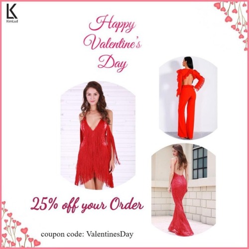 Coupon code: ValentinesDay Shop: https://www.kimlud.com Happy Valentine’s Day Everyone! Get 25% OFF sitewide & worldwide all your orders in February. Apply a coupon code at the checkout: “ValentinesDay”. Don’t miss to search for #red or #heart...
