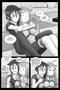 stereoscopecomics:  And here it is!  The end of BLACK LABEL chapter 1!  Enjoy it while you can as I’m sure Tumblr will be removing it come Dec 17th despite the fact that there are no female presenting nipples present,You can find more BLACK LABEL