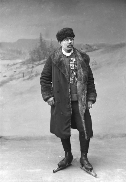 vintagenorway: Figure and Speed skater Axel Paulsen, the inventor of the Axel jumpNorway, 1895