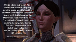 dragonageconfessions:  Confession:  This