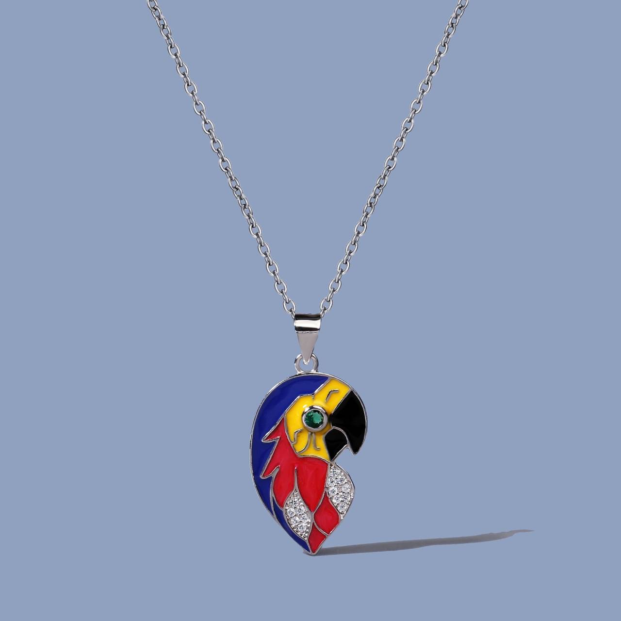 🎉🎉Parrot Pendant Necklace  🎉🎉“Dont settle. You deserve someone who listens, cares, and thinks youre too important to lose.” #accessories#aesthetic#alternative#art#artsy makeup#beauty#clothes#design#earrings#fashion#fashion design#girl#handmade#hiphop#jewelry#jewels#love#luxury#makeup#minimalism#models#nail art#pretty#rings#street fashion#street style#streetwear#style#vintage#wedding