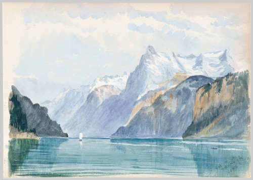Bay of Uri, BrunnenJohn Singer Sargent (American; 1856–1925)June 4, 1870Watercolor, gouache, and gra
