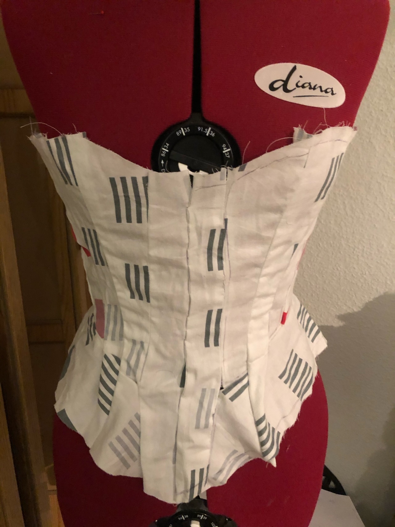 Edwardian S bend corset, self drafted patterns : r/sewing