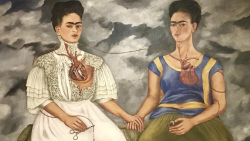 snailmailthings:The Two Fridas, Frida Kahlo (1939) / Nada, Lido Pimienta ft. Li Saumet (2020)