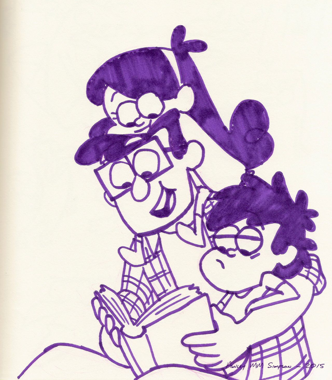 imaginashon:  kiki-kit:  imaginashon:  Some sharpie doodads of Mabel and Dipper and