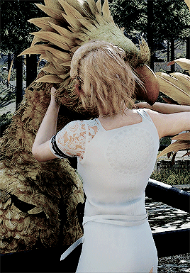 mistress-light: Luna + Chocobo hugsGifset requested by @prynacle
