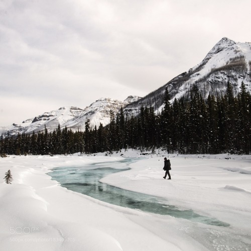 walking on frozen rivers. kootenay river. bc. I&rsquo;m &hellip; by tannerwendell