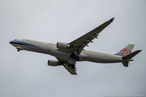 China Airlines A330 leaving Christchurch Type: Airbus A330-332 Registration: B-18310 Location: Chris