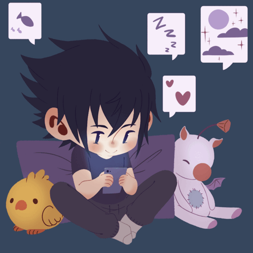 niansue:  Gift for the lovely @redpandaaprince which is based on her lovely promptis fic:Life Simulator~<3 