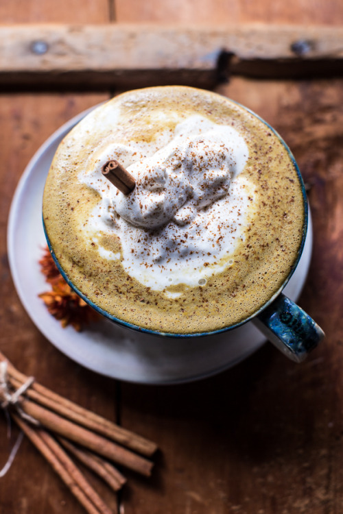 sweetoothgirl:  ☕️Homemade Pumpkin Spice Latte Recipes🎃(Recipes 1, 2, 3, 4,
