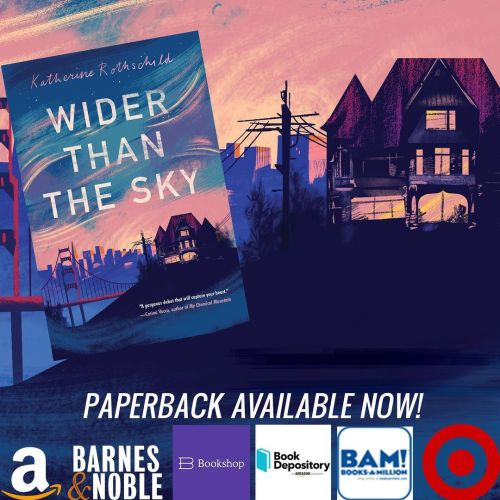 Help celebrate the paperback release of WIDER THAN THE SKY by @kathrothschild &amp;@soho_teen an