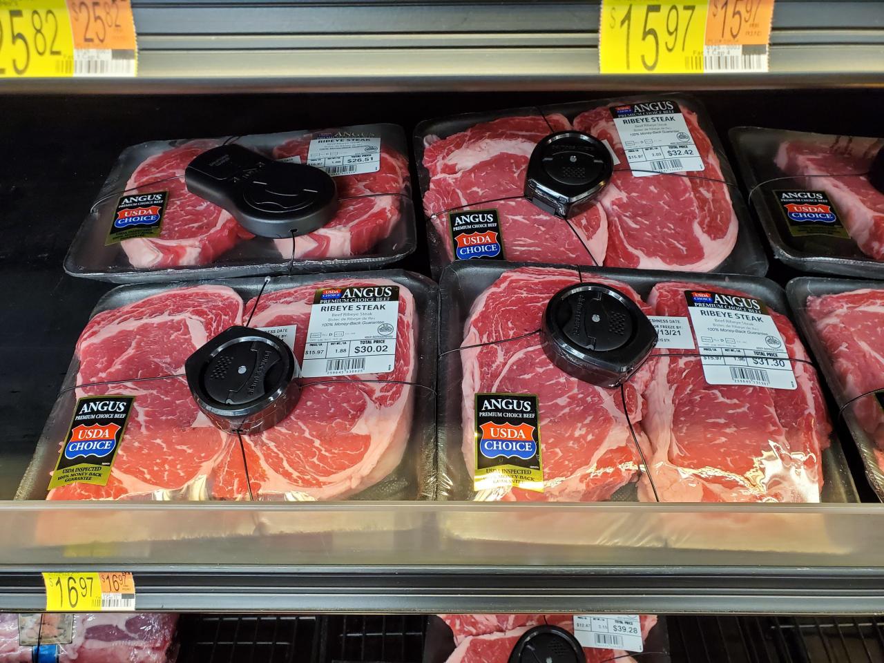Rising meat prices...They have to unlock these for you at checkout
Credit: @psychoticworm. See more here #pics#internetisbeautiful #pics of the day #beautiful pics#beautifulinternet