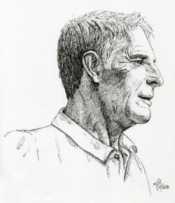 drjezdzanyart: Scott Bakula, 0.05 Fineliner