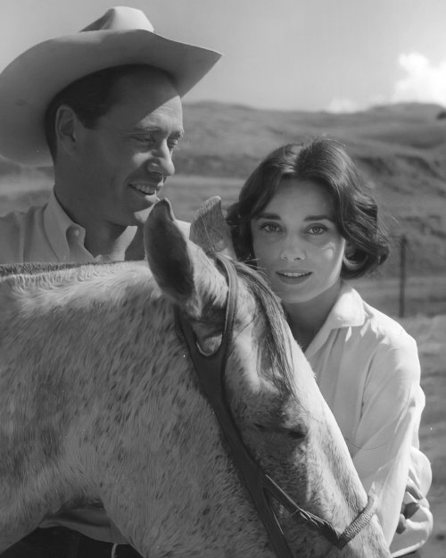 This month I’ve been posting rare photos of Audrey Hepburn on Channing Peakes ranch in Santa Barbara