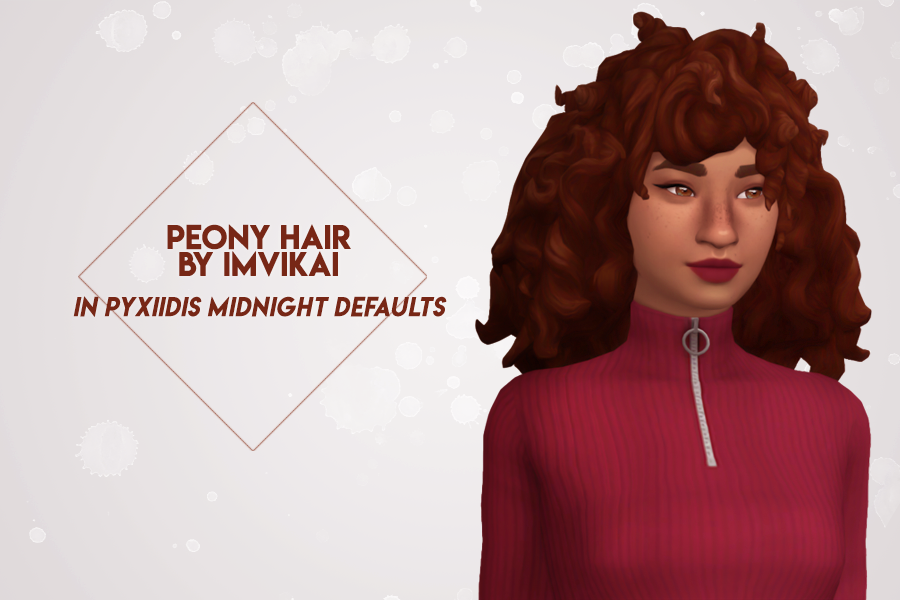 Archive This Hair Is Godlike I Had To Mesh Peony Hair By