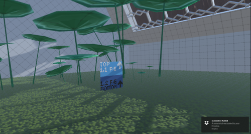 Taking a break from working on the character controller to make some giant plants and fancy windows.