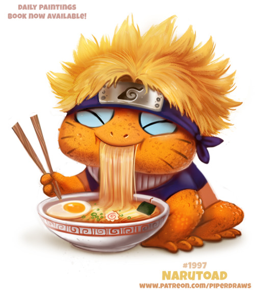 cryptid-creations - Daily Paint 1996# Narutoad….I mean…this is...