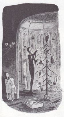 retrogasm:  Merry Christmas from Charles Addams