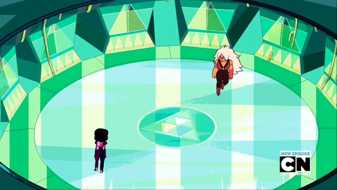 fantheoriesandfoodporn:  So most of you know about the Pyramid Gem from Serious Steven.