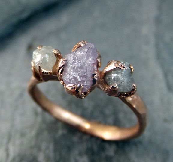 culturenlifestyle:  Stunning Handmade Raw Organic Gemstone &amp; Precious Metal