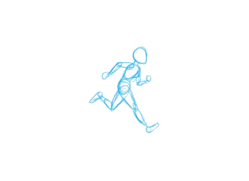 Starting on my running animation for my platform game. @-)