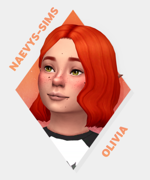 shytownie: two more recolors of @naevys-sims hair conversions for kids in the witching hour palette&