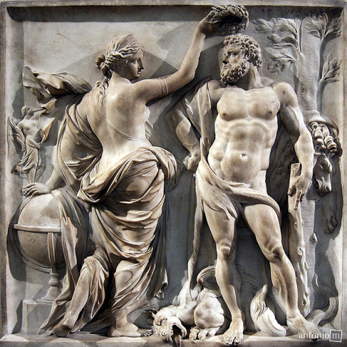 antonio-m: Hercule couronné par la gloire, Martin van den Bogaert, Musée du Louvre, Pa