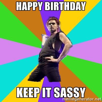 Happy Birthday to the sass master&ndash;Gerard Way!!! 40 years of this guy!!!!