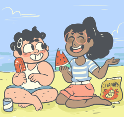 mushroomstairs:  it’s summer in beach city!!