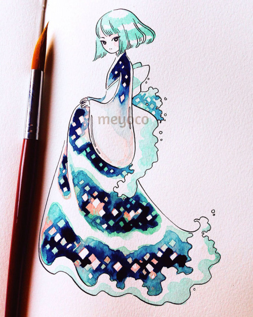 cousaten:  Ocean dresses