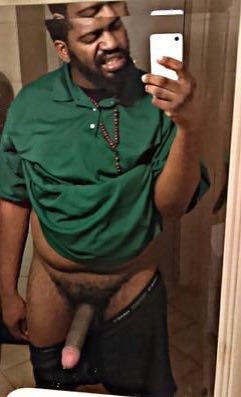 mrdamnhethick:  mraquariussc:  sevenonetree:  @FATNIGGABIGDICK on Twitter  Dick….all day  He could get it