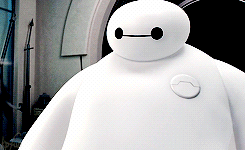 kpfun: Baymax + pointing up when giving information