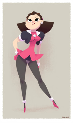 pantyhosedcharacters:  Tron Bonne - Megaman seriesFanart by: Nick Swift