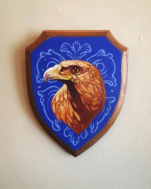 New hand painted plaque added to my Etsy shop (jdevineart). Tag a Ravenclaw! (at Corktown, Detroit)