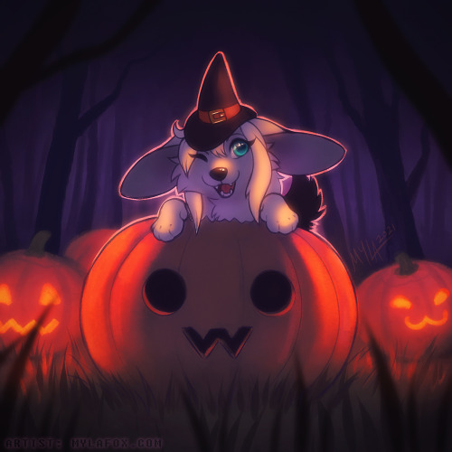  Raffle prize for Ramir0AZ on Twitter~ Such a cute character!Loved drawing them Happy Halloween!! 