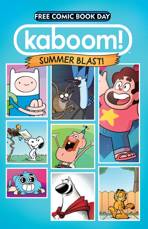 Tomorrow is FREE COMIC BOOK DAY! Our favorite time of year!
Participating comic shops will be carrying our KaBOOM! Summer Blast and Archaia FCBD Hardcover Anthology. Support local businesses, bring a friend! We can’t wait to see your faces...