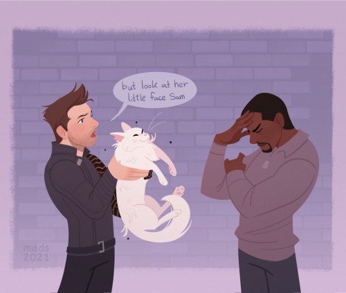 maddie-w-draws:thinking about Sam and Bucky