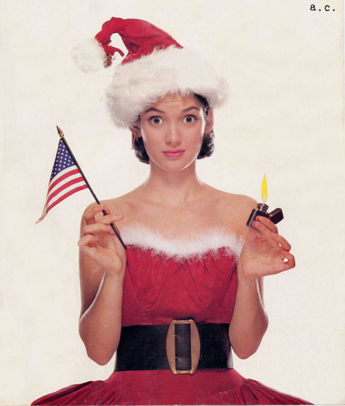 80s90sthrowback: Winona Ryder: Christmas Edition